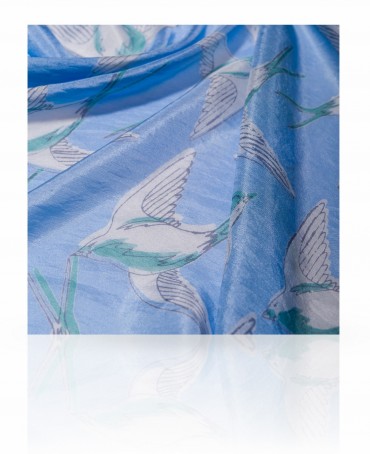 Шарф Женский SP-DOVE/BLUE